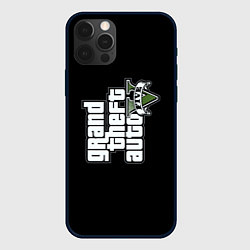 Чехол для iPhone 12 Pro Max GTA5 logo game rockstar, цвет: 3D-черный