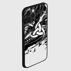 Чехол для iPhone 12 Pro Max Русская община символика, цвет: 3D-черный — фото 2