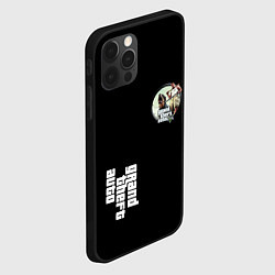 Чехол для iPhone 12 Pro Max GTA 5 logo, цвет: 3D-черный — фото 2