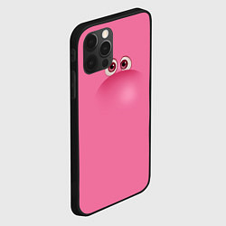 Чехол для iPhone 12 Pro Max Эмоция стыда - лицо крупное, цвет: 3D-черный — фото 2