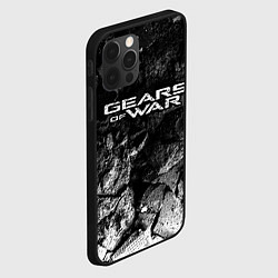 Чехол для iPhone 12 Pro Max Gears of War black graphite, цвет: 3D-черный — фото 2