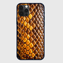 Чехол iPhone 12 Pro Max Текстурная кожа кобры