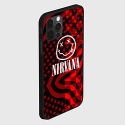 Чехол для iPhone 12 Pro Max Nirvana star pattern, цвет: 3D-черный — фото 2