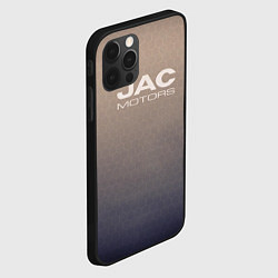 Чехол для iPhone 12 Pro Max Jac motors сине-бежевый, цвет: 3D-черный — фото 2