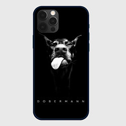 Чехол iPhone 12 Pro Max Dobermann head