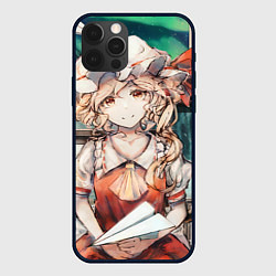 Чехол для iPhone 12 Pro Max Touhou Project Flandre милая с бумажным самолётико, цвет: 3D-черный