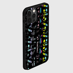 Чехол для iPhone 12 Pro Max Marshmello black fortnite, цвет: 3D-черный — фото 2