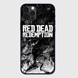 Чехол для iPhone 12 Pro Max Red Dead Redemption black graphite, цвет: 3D-черный