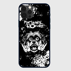 Чехол для iPhone 12 Pro Max My Chemical Romance рок пес, цвет: 3D-черный