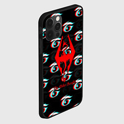 Чехол для iPhone 12 Pro Max The Elder Scrolls anime, цвет: 3D-черный — фото 2