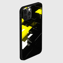 Чехол для iPhone 12 Pro Max Абстракция обман зрения, цвет: 3D-черный — фото 2