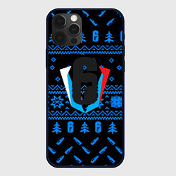 Чехол для iPhone 12 Pro Max Rainbow six winter steel, цвет: 3D-черный