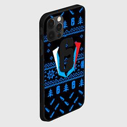 Чехол для iPhone 12 Pro Max Rainbow six winter steel, цвет: 3D-черный — фото 2