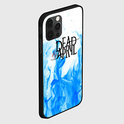 Чехол для iPhone 12 Pro Max Dead by april fire blue, цвет: 3D-черный — фото 2