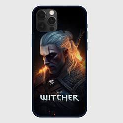 Чехол iPhone 12 Pro Max The Witcher and fire