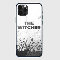 Чехол iPhone 12 Pro Max The Witcher - white gradient посередине