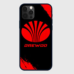 Чехол iPhone 12 Pro Max Daewoo - red gradient