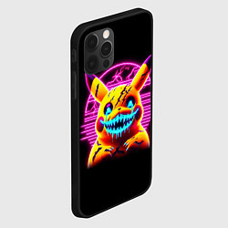 Чехол для iPhone 12 Pro Max Terrible Pikachu - halloween fantasy, цвет: 3D-черный — фото 2