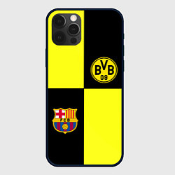 Чехол iPhone 12 Pro Max Barcelona x Borussia