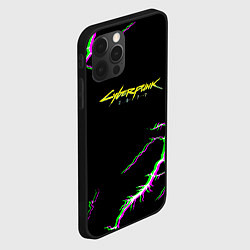 Чехол для iPhone 12 Pro Max Cyberpunk storm 2077, цвет: 3D-черный — фото 2