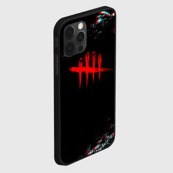 Чехол для iPhone 12 Pro Max Dead by daylight глитч, цвет: 3D-черный — фото 2