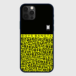 Чехол iPhone 12 Pro Max BTS pattern kpop