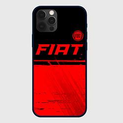 Чехол iPhone 12 Pro Max Fiat - red gradient посередине