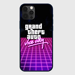 Чехол для iPhone 12 Pro Max GTA retro wave, цвет: 3D-черный