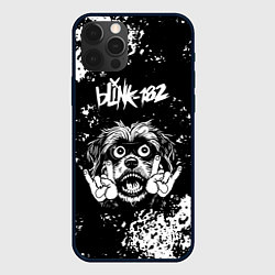 Чехол для iPhone 12 Pro Max Blink 182 рок пес, цвет: 3D-черный