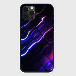 Чехол iPhone 12 Pro Max Неоновые линии разводы