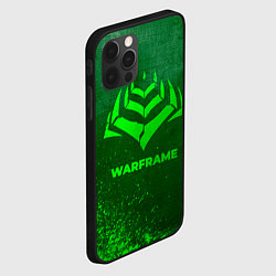 Чехол для iPhone 12 Pro Max Warframe - green gradient, цвет: 3D-черный — фото 2