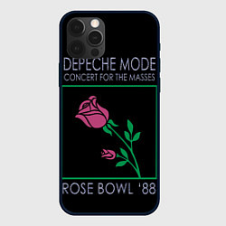 Чехол для iPhone 12 Pro Max Depeche Mode - Rose Bowl, цвет: 3D-черный