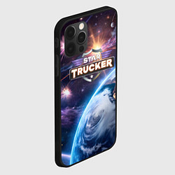 Чехол для iPhone 12 Pro Max Star Trucker logo, цвет: 3D-черный — фото 2