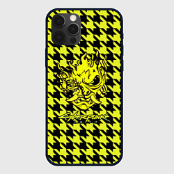 Чехол для iPhone 12 Pro Max Cyberpunk 2077 pattern, цвет: 3D-черный