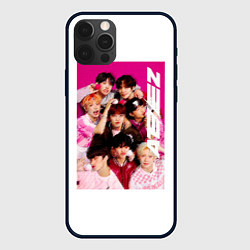 Чехол для iPhone 12 Pro Max Ateez группа, цвет: 3D-черный