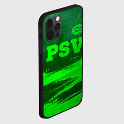 Чехол для iPhone 12 Pro Max PSV - green gradient посередине, цвет: 3D-черный — фото 2