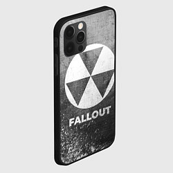 Чехол для iPhone 12 Pro Max Fallout - grey gradient, цвет: 3D-черный — фото 2