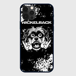 Чехол iPhone 12 Pro Max Nickelback рок пес