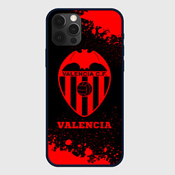 Чехол для iPhone 12 Pro Max Valencia - red gradient, цвет: 3D-черный