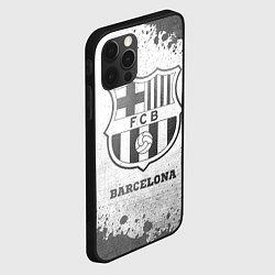 Чехол для iPhone 12 Pro Max Barcelona - white gradient, цвет: 3D-черный — фото 2