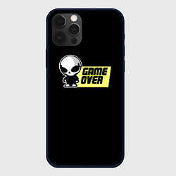 Чехол для iPhone 12 Pro Max Game over alien, цвет: 3D-черный