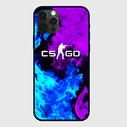 Чехол iPhone 12 Pro Max CSGO neon flame