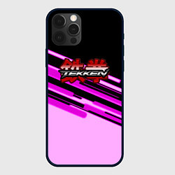 Чехол iPhone 12 Pro Max Tekken pink line