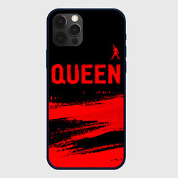 Чехол для iPhone 12 Pro Max Queen - red gradient посередине, цвет: 3D-черный