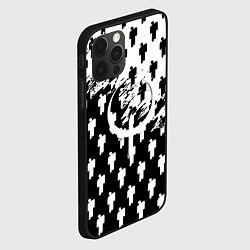 Чехол для iPhone 12 Pro Max Quake pattern men, цвет: 3D-черный — фото 2