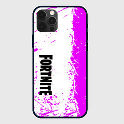 Чехол для iPhone 12 Pro Max Fortnite pink color, цвет: 3D-черный