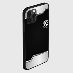 Чехол для iPhone 12 Pro Max BMW авто текстура, цвет: 3D-черный — фото 2