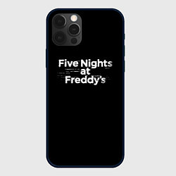 Чехол для iPhone 12 Pro Max Friday Night Funkin logo, цвет: 3D-черный