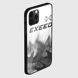 Чехол для iPhone 12 Pro Max Exeed - white gradient посередине, цвет: 3D-черный — фото 2