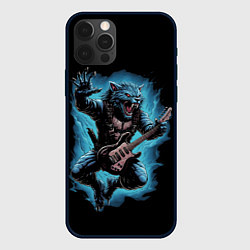 Чехол iPhone 12 Pro Max Оборотень гитарист